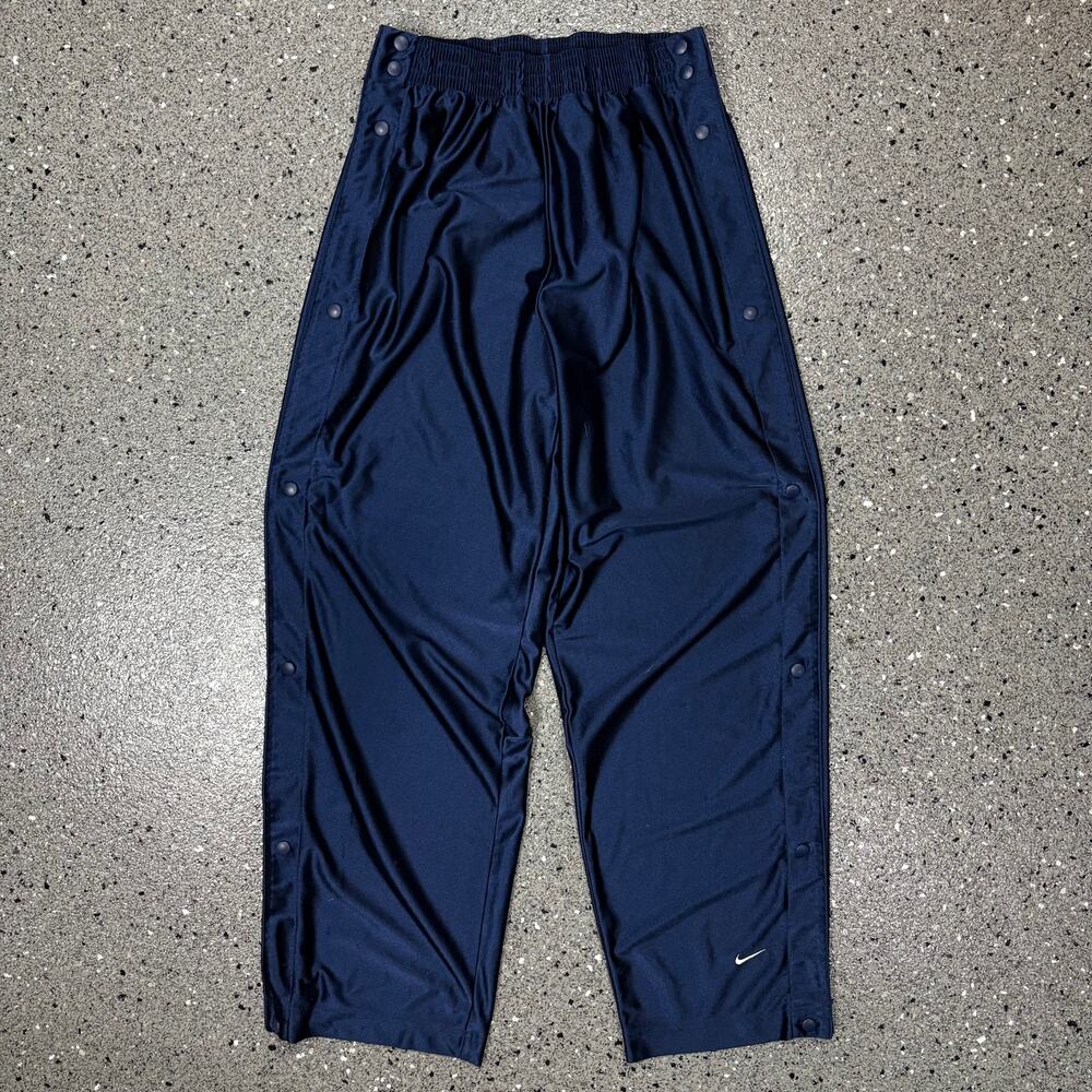 Vintage Y2k Nike White Tag Navy Blue Break Away Pants